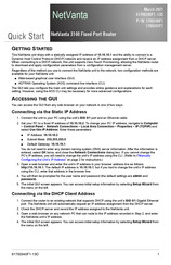 ADTRAN NetVanta 3100 Series Quick Start