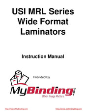 usi MRL Series Operation And Maintenance Manual