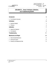 Johnson Controls CDS-2000 Manual