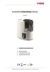 Rotel U744CH1 Instructions For Use Manual