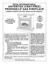 Desa VYGF33PR Owner's Operation And Installation Manual