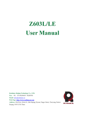 RTimes Z603L/LE User Manual