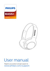 Philips BASS+ SHB3075BK User Manual