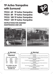 TP Toys TP active fun TP255 Instructions For Assembly Maintenance And Use