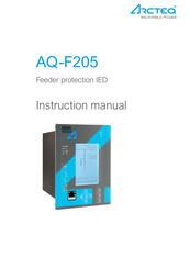 Arcteq AQ F205 Instruction Manual