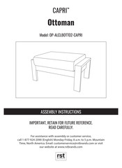 rst brands CAPRI OP-ALCLBOTTO2-CI Assembly Instructions Manual