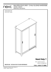 Next 130445 Assembly Instructions Manual