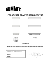 Summit ADRD15 User Manual