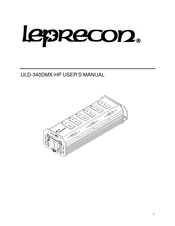 Leprecon ULD-340DMX-HP User Manual