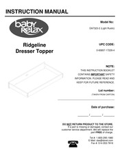 Baby Relax Ridgeline DA7323-2 Instruction Manual