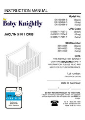 Dorel Baby Knightly 0-65857-17054-2 Instruction Manual