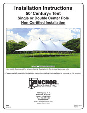 Anchor Century Installation Instructions Manual