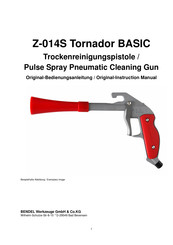 BENDEL Z-014S Tornador BASIC Original Instruction Manual