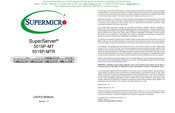 Supermicro SuperServer 5019P-MTR User Manual