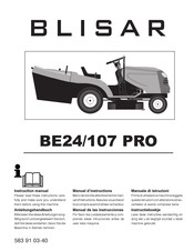 Blisar BE24/107 PRO Instruction Manual