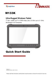 Winmate M133K Quick Start Manual