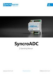 Syncronorm SyncroADC Operating Manual
