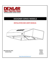 Denlar Designer Series Installation And User Manual