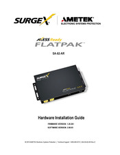 Ametek SURAGEX AXESS Reasy FLATPAK SA-82-AR Hardware Installation Manual