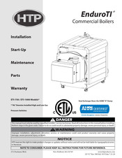 HTP EnduroTI ETI-1000 Installation, Start-Up, Maintenance, Parts, Warranty