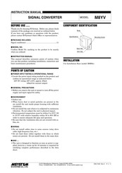 M-System M8YV Instruction Manual