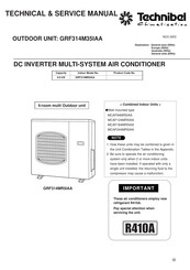 Technibel GRF314MR5IAA Technical & Service Manual