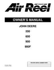 Crary JOHN DEERE 900 Owner's Manual