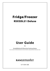 Aga RSXSDL21 Deluxe User Manual & Installation & Service Instructions
