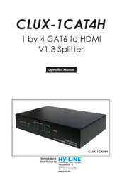 HY-LINE CLUX-1CAT4H Operation Manual