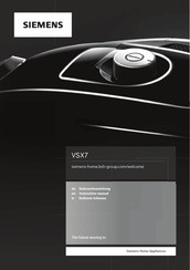 BSH Siemens VSX7 Instruction Manual