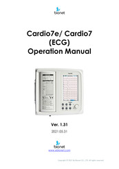 Bionet Cardio7e Operation Manual