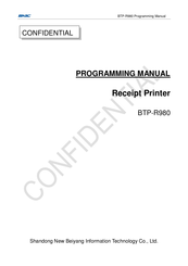 Shandong New Beiyang Information Technology Co. BTP-R980 Programming Manual