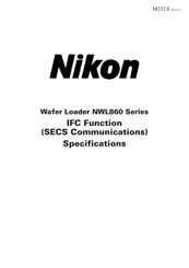 Nikon NWL860INX Manual