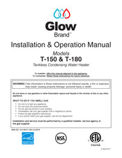 GLOW T-150 Installation & Operation Manual