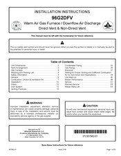 Allied 96G2DFV Installation Instructions Manual