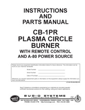 BUG-O CB-1PR Instructions And Parts Manual