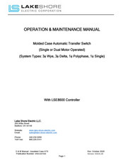 Lakeshore 3f Polyphase Operation & Maintenance Manual