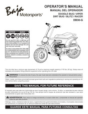 Baja motorsports VIPER DIRT BUG Operator's Manual