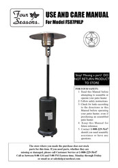 Sure Heat Four Seasons FS87PHLP Use And Care Manual