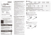 Omron FLV-FB Series Instruction Sheet