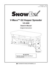 SnowEx VX-4200 Owner's Manual