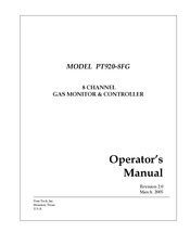 PEMTECH PT920-8FG Operator's Manual