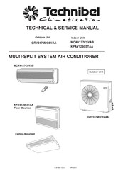 Technibel GRV247M2C5VAA Technical & Service Manual