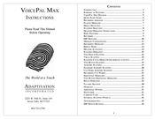 Adaptivation VoicePal Instructions Manual