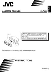 JVC KS-FX11 Instructions Manual