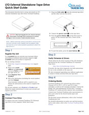 Overland Tandberg LTO Quick Start Manual