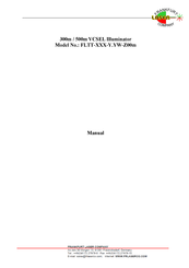 Frankfurt Laser Company FLTT Series Manual