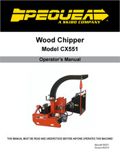 Skibo PEQUEA CX551 Operator's Manual