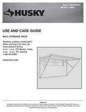 Husky 44602 Use And Care Manual