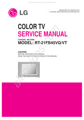 LG RT-21FB45VT Service Manual